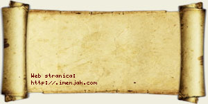 Danica Hinić vizit kartica